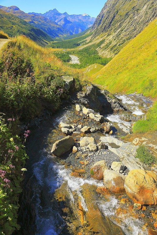 Valle d' aosta - Val Ferret -游览勃朗峰，意大利